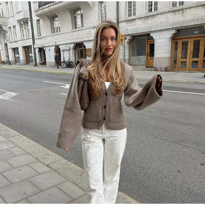 Elma | Gestrickte Strickjacke