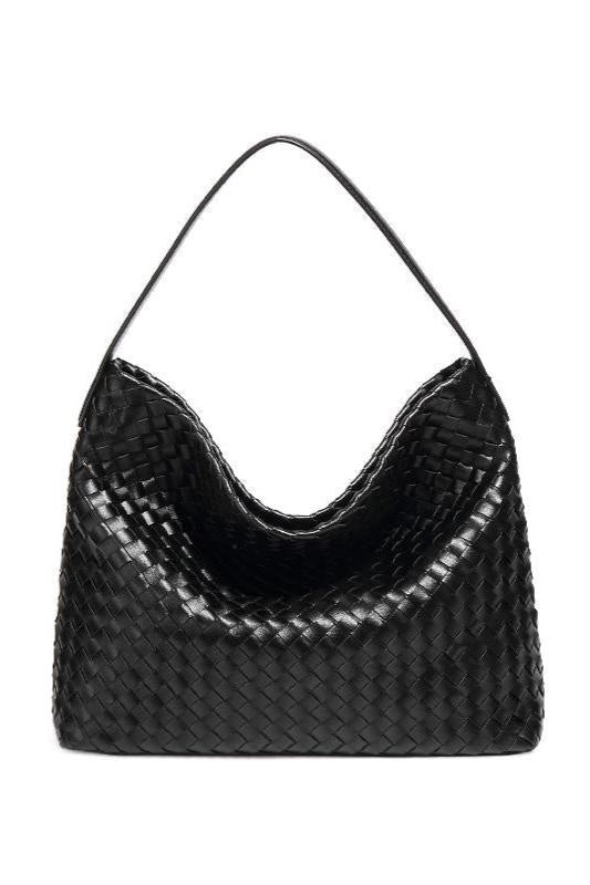 Woven Large Capacity Shoulder Crossbody Bag