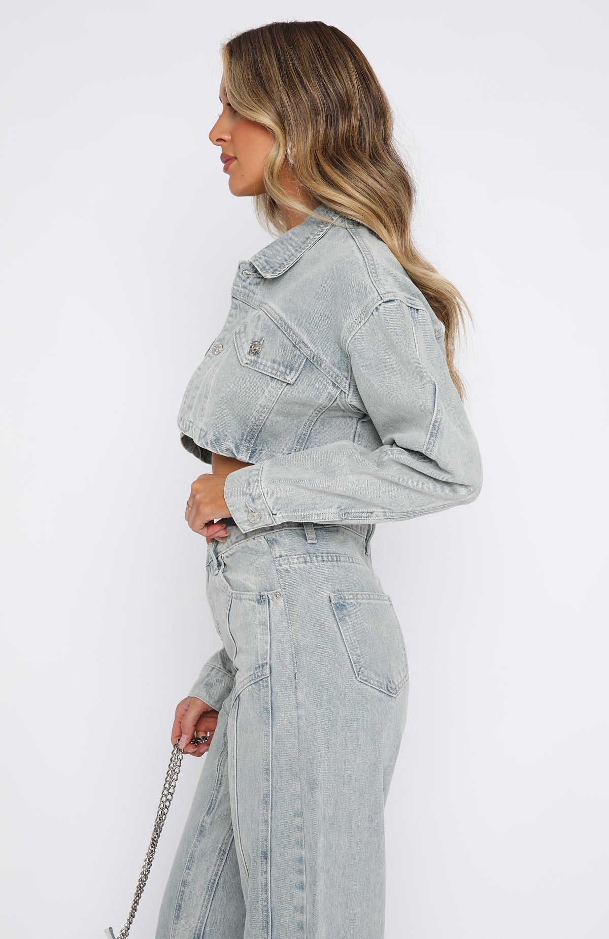 EMY DENIM JACKET - LIGHT BLUE