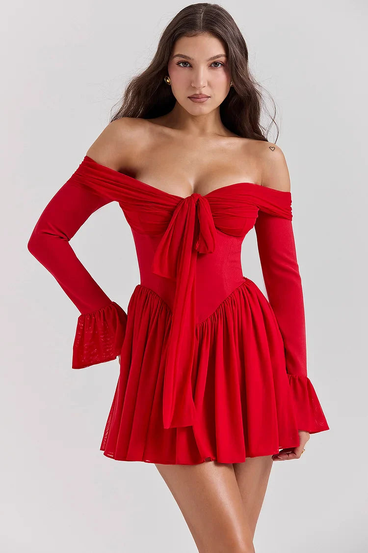 Clara | Off Shoulder Mini Dress