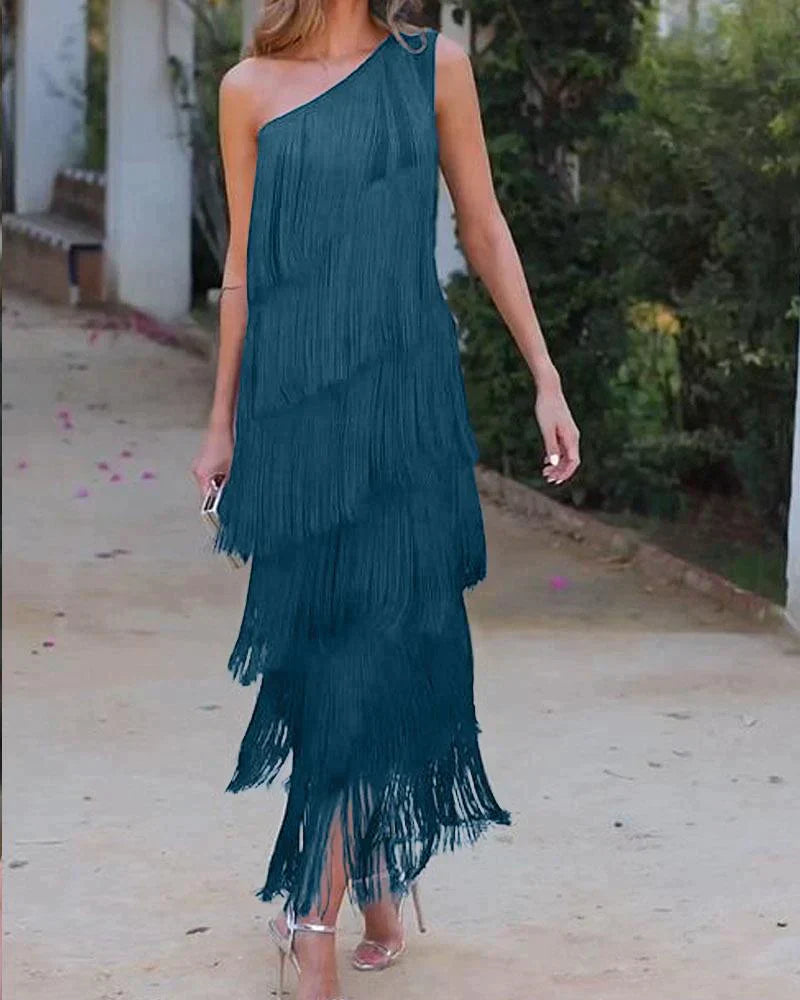 Lauren | Fringed Dress