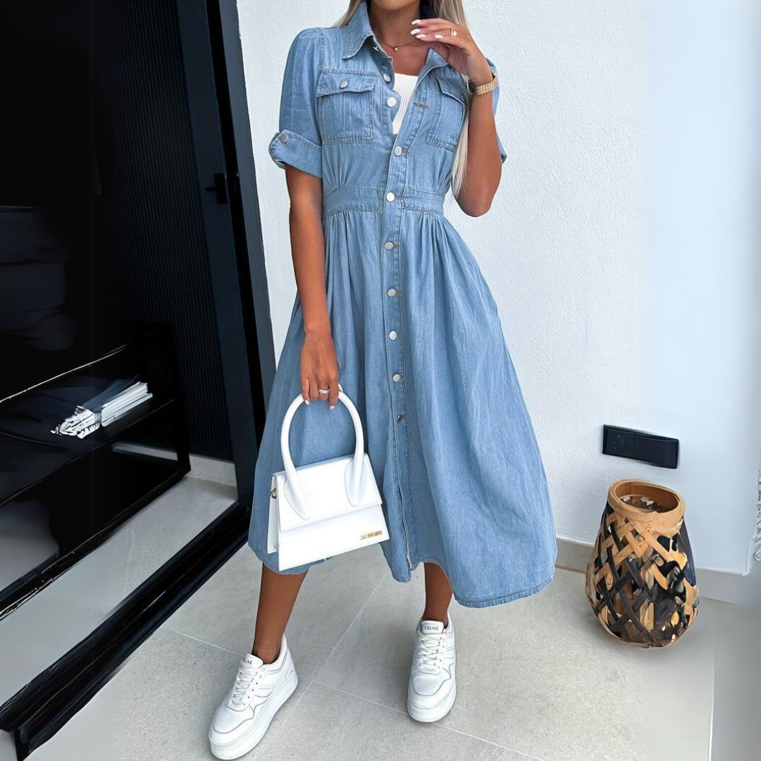 Grace | Denim Dress