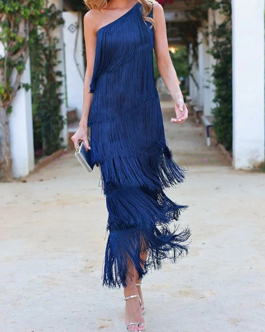 Lauren | Fringed Dress