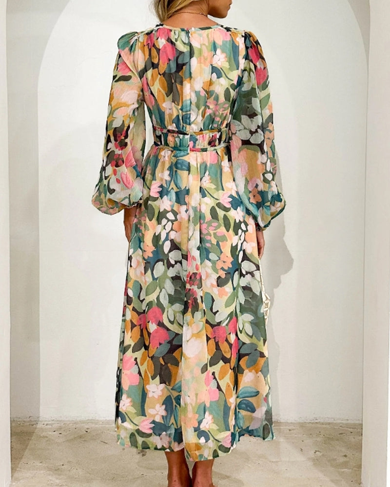 Carlotta | Elegant Floral Dress