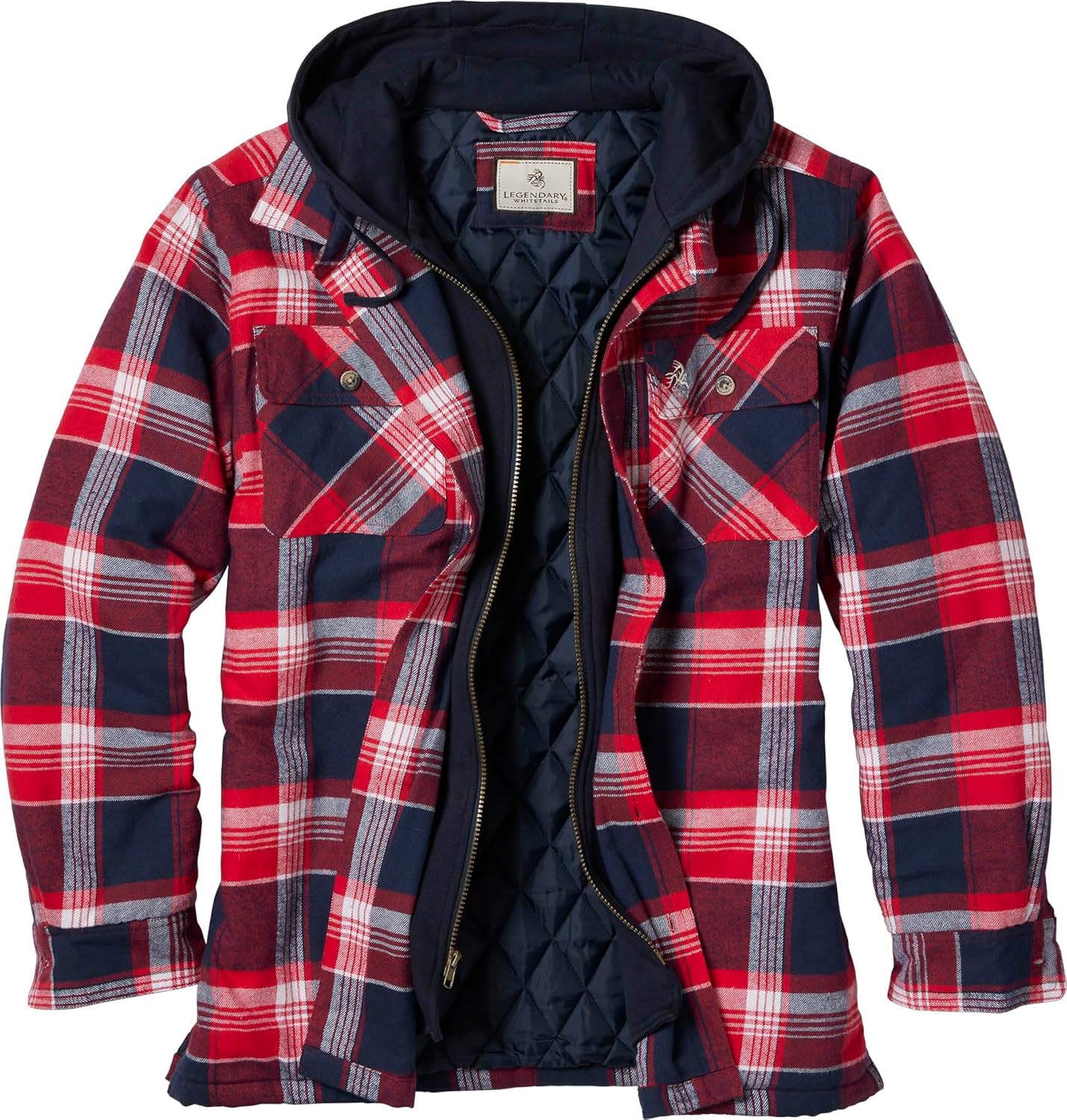 Wolf | Hooded Flannel Jacket