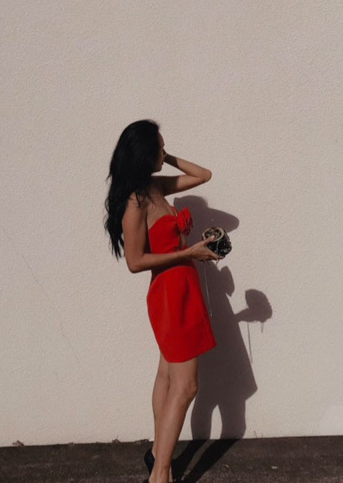 Valencia Dress - Red