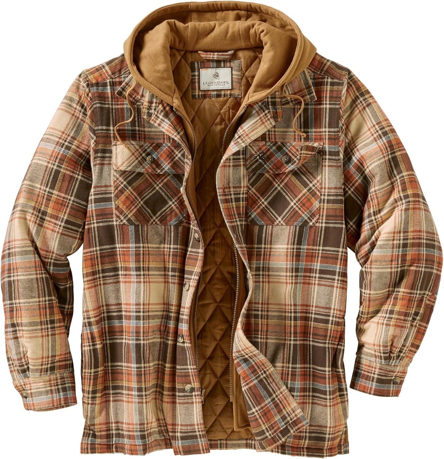 Wolf | Hooded Flannel Jacket