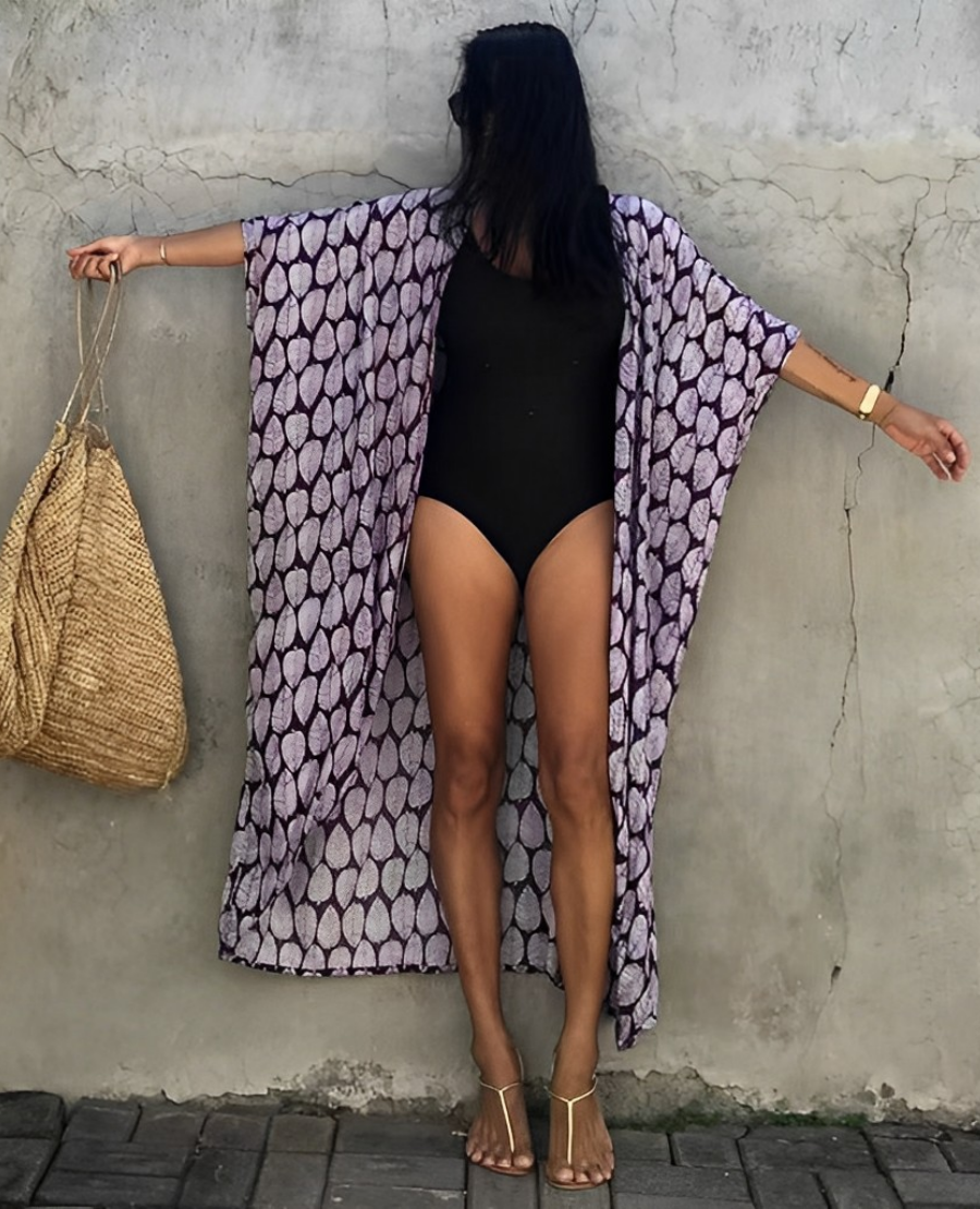 Isla | Women's Boho Kimono Cover-Up | Flowy Kimono