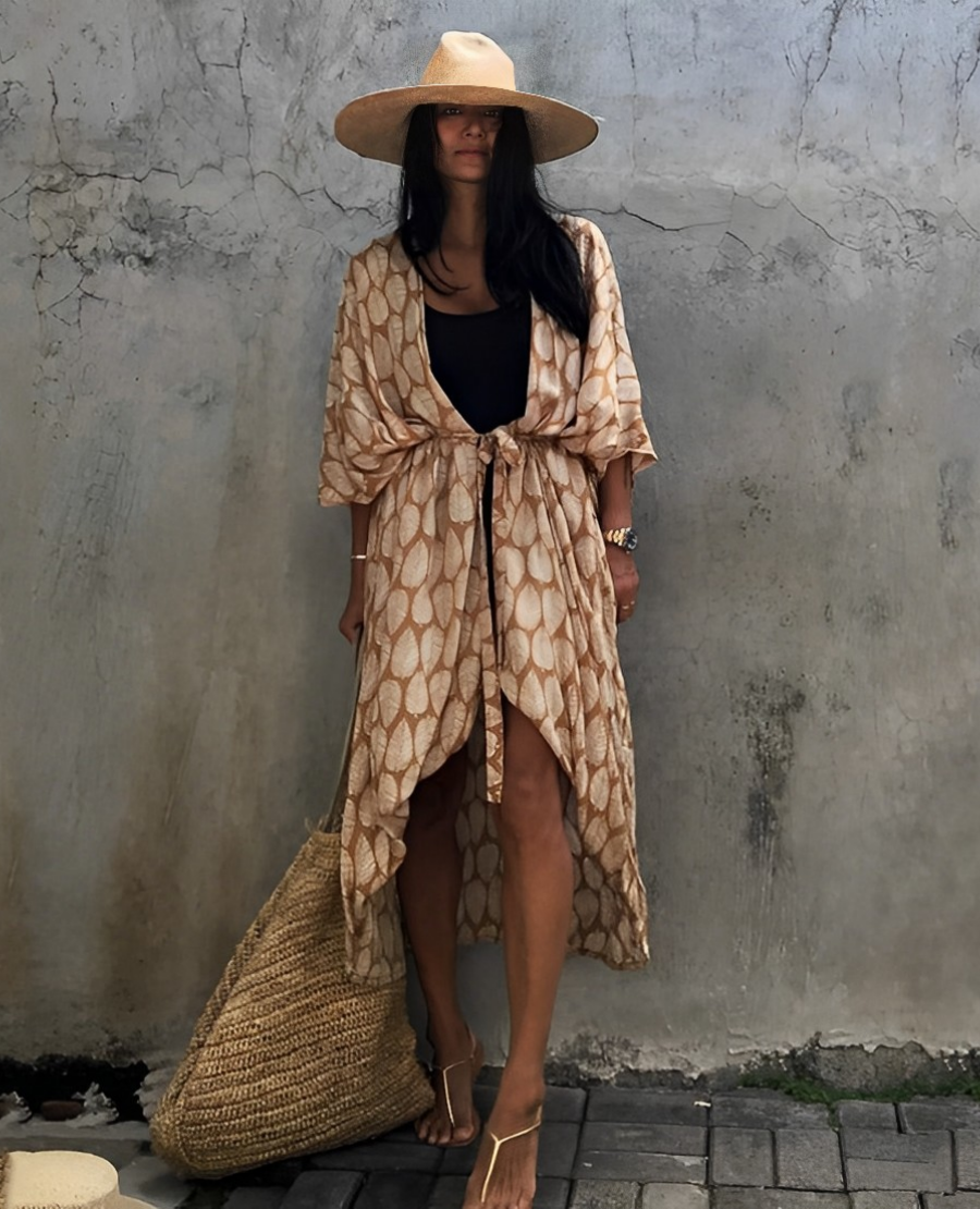 Isla | Women's Boho Kimono Cover-Up | Flowy Kimono