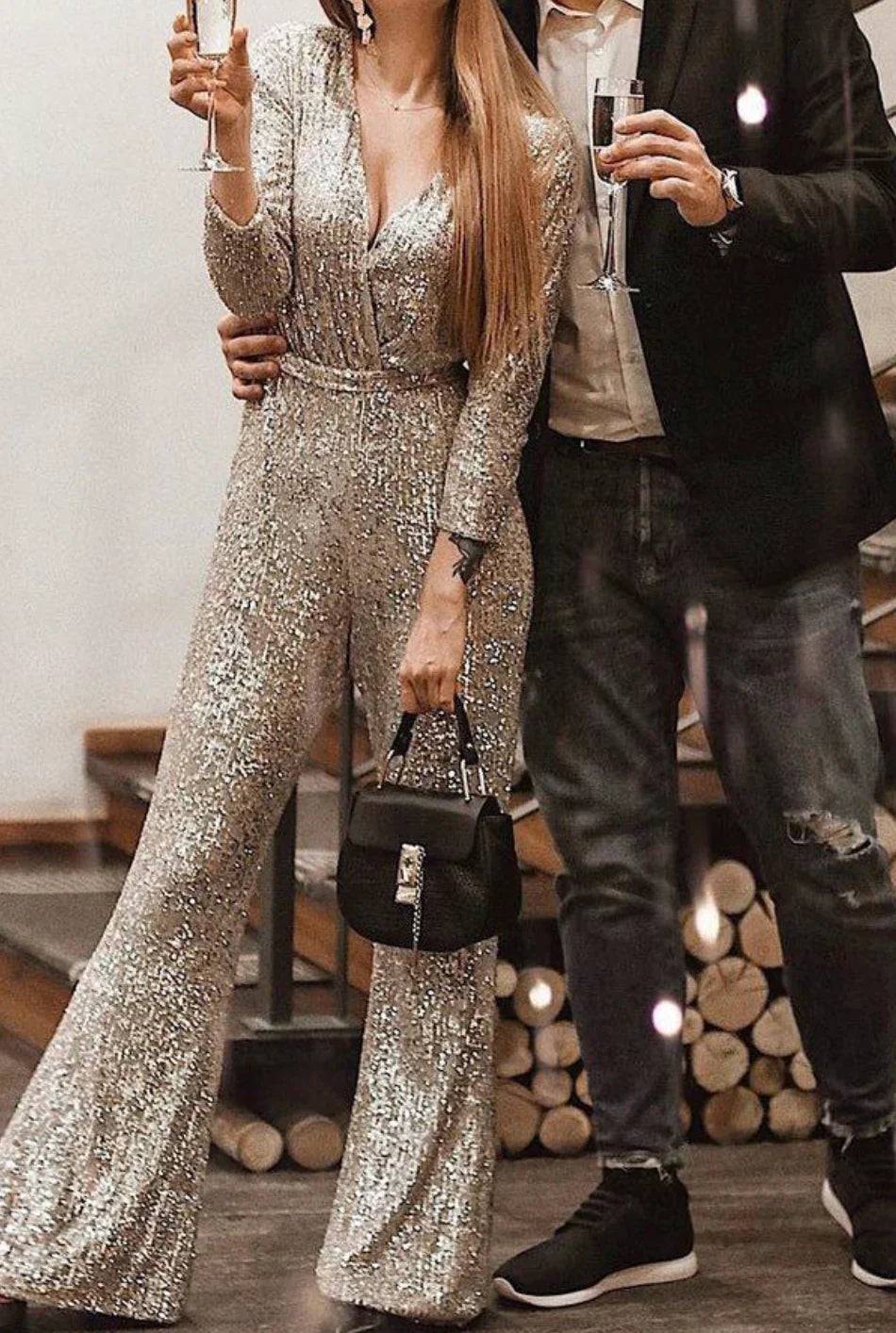 Isabella | Glamorous Sequin Jumpsuit