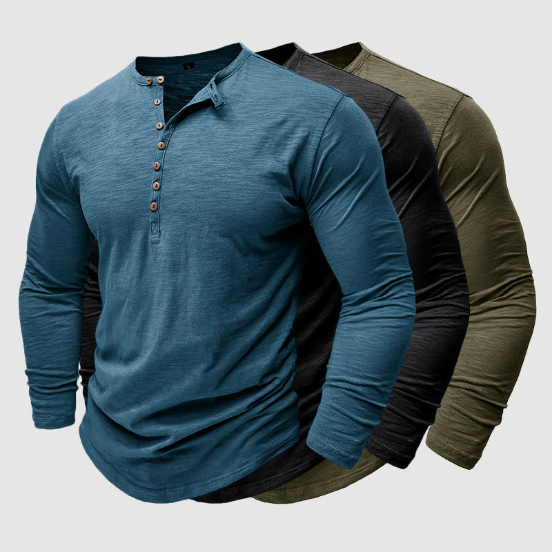 Blade Cotton Henley Shirt