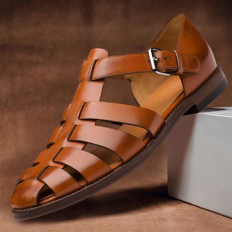 Charles Morrison Leather Fisherman Sandals