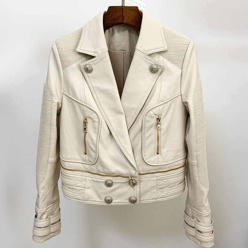 Emie-Daly Spring Leather Jacket