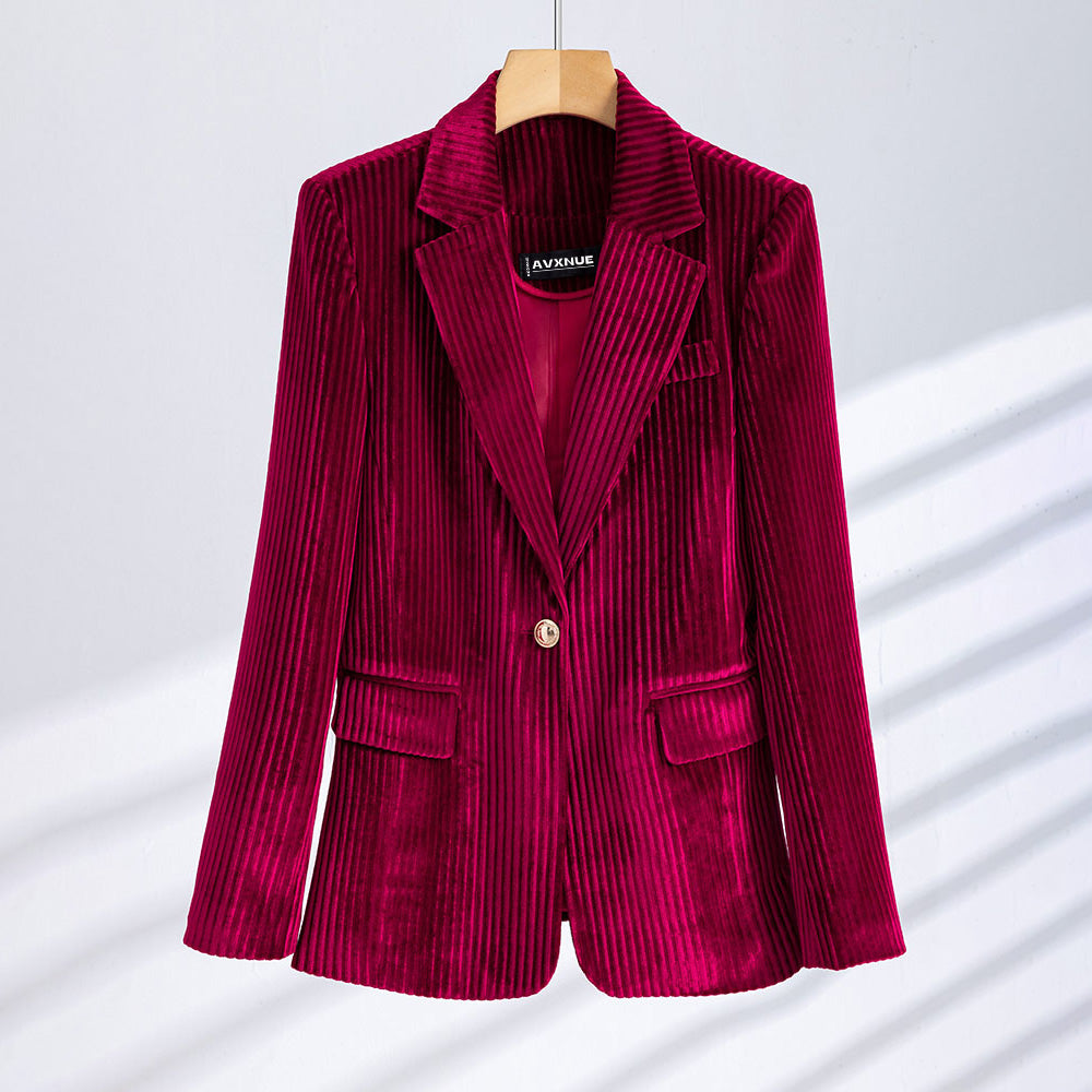 Emie Daly Chic Corduroy Blazer