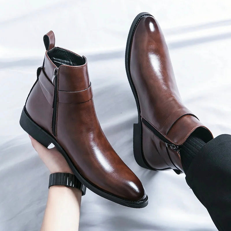 Executive Zip Chelsea Boots