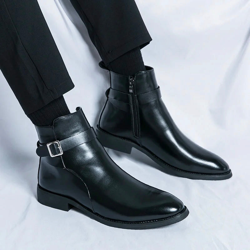 Executive Zip Chelsea Boots