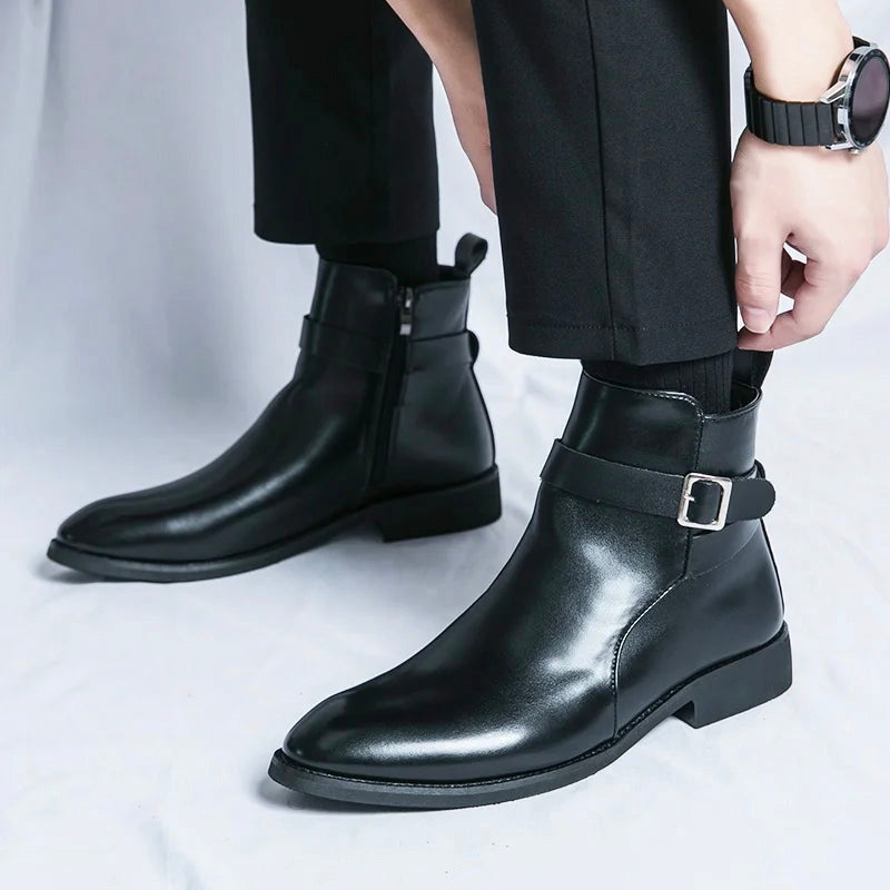 Executive Zip Chelsea Boots