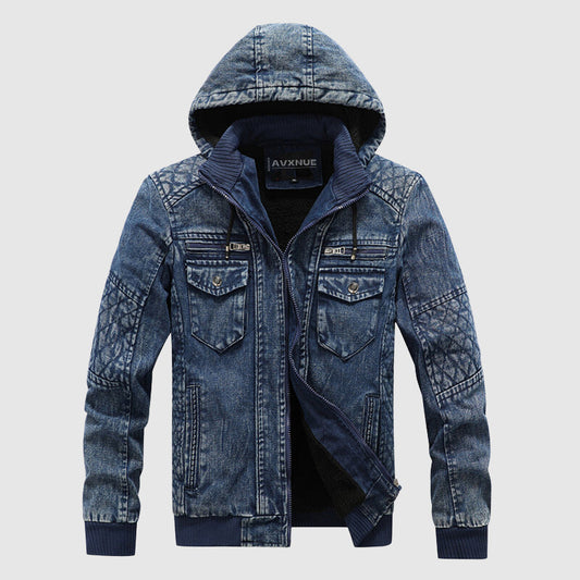 Frank Hardy Hooded Denim Jacket