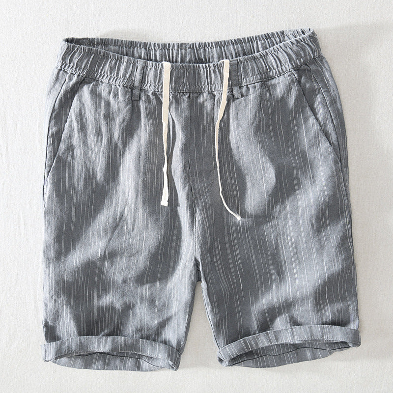 Frank Hardy Linen Striped Shorts