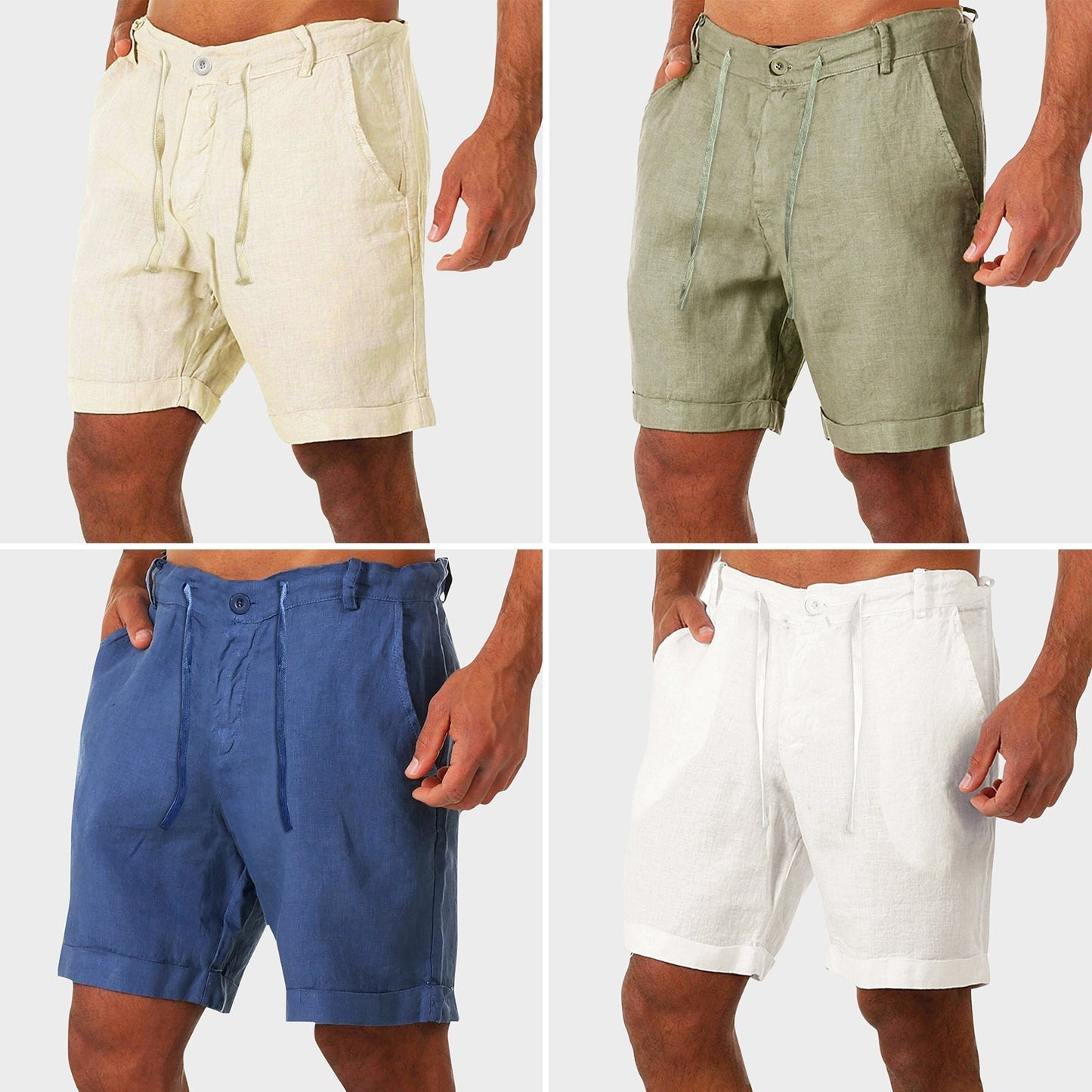 Frank Hardy Linen Summer Vacation Shorts