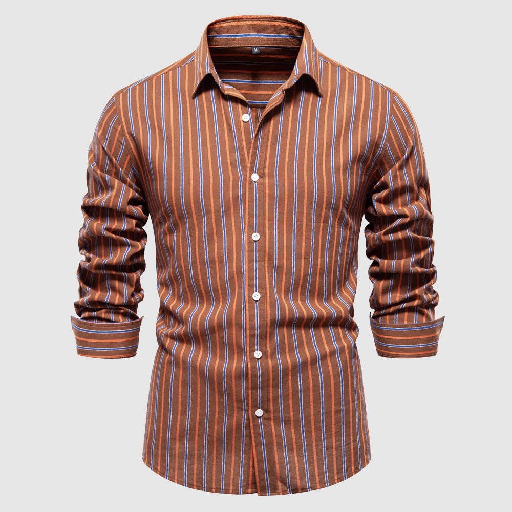 Frank Hardy Madera Striped Long Sleeve Shirt