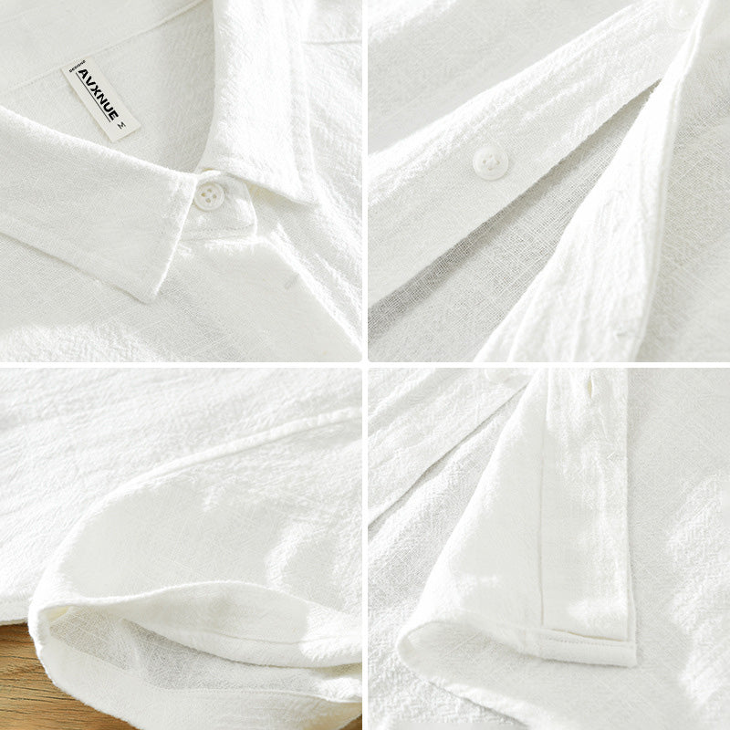 Frank Hardy Minimalist Cotton Linen Shirt