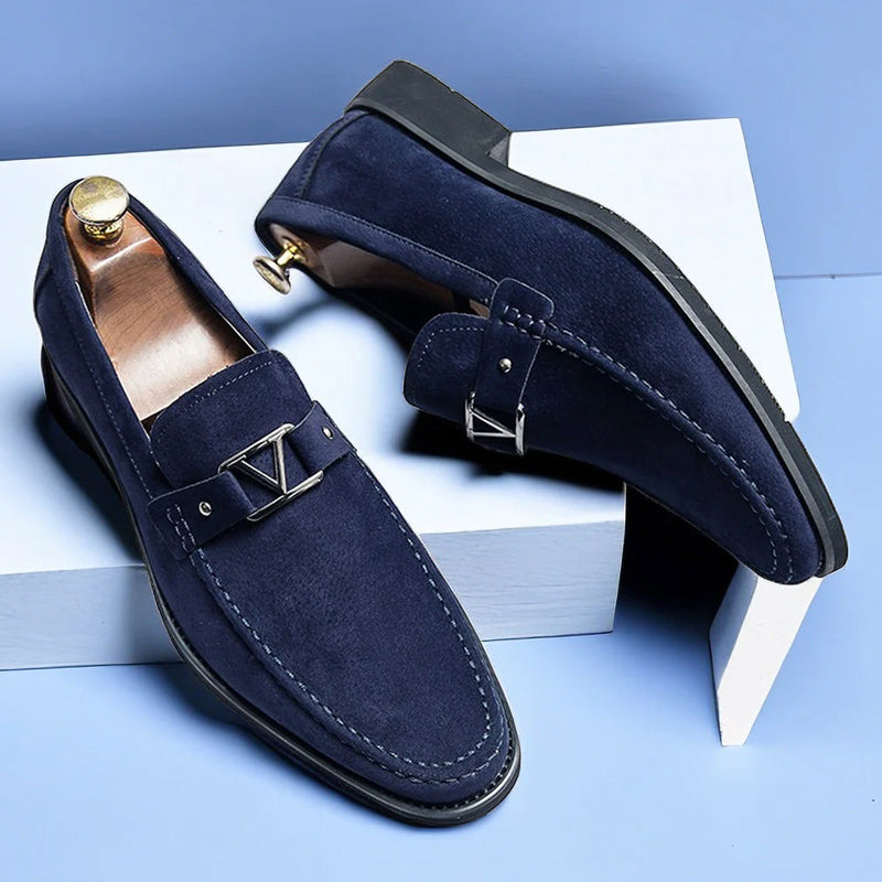 Frank Hardy Monza Suede Loafers