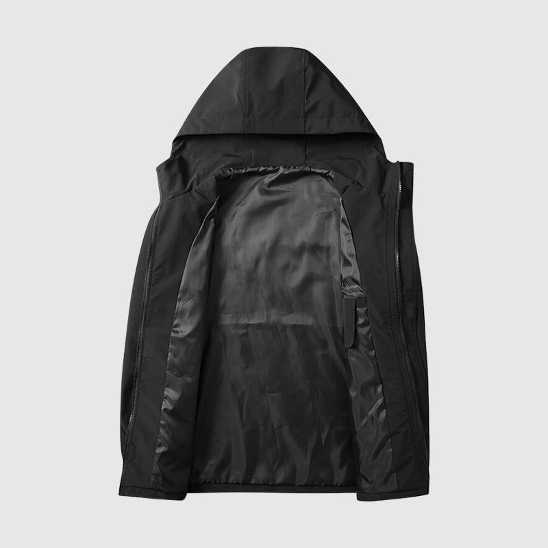 Frank Hardy Noir Hooded Jacket