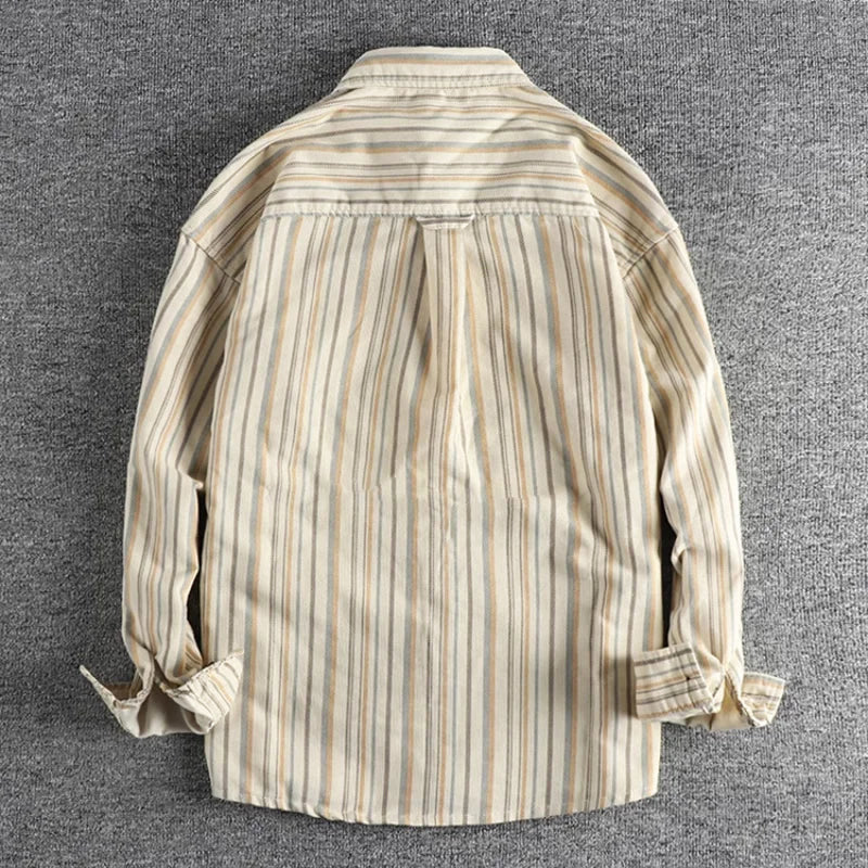 Frank Hardy Striped Button-Up Shirt