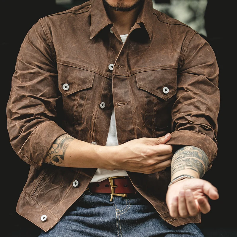 Frank Hardy Tin Cloth Waxed Jacket