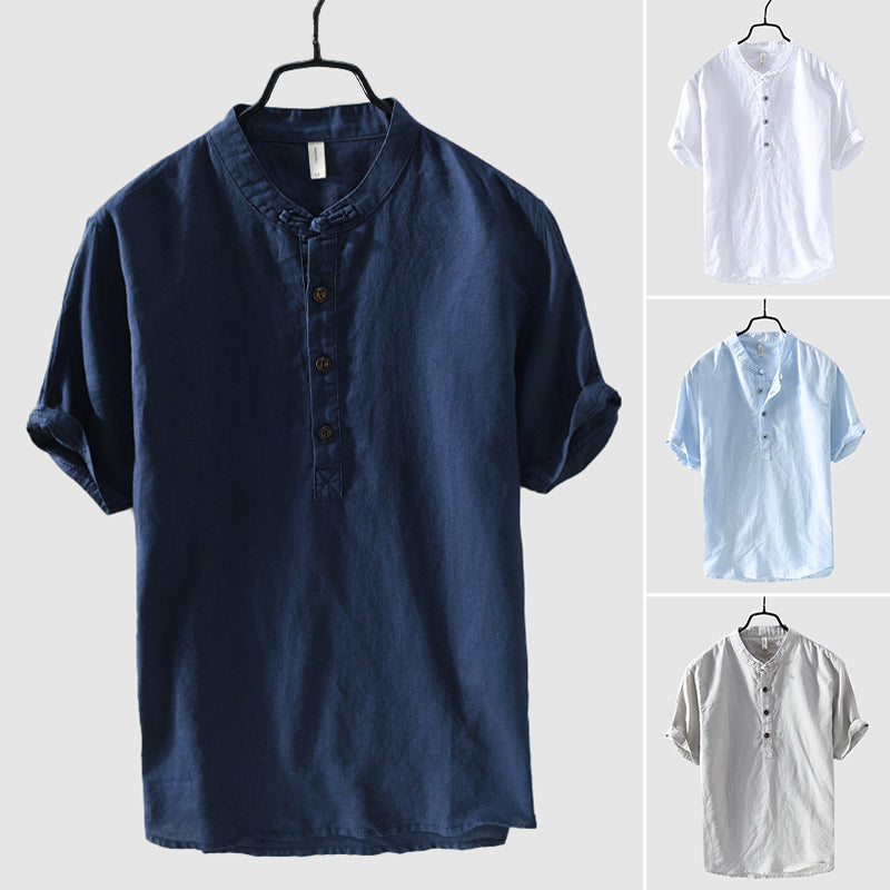 Frank Hardy Toscana Cotton-Linen Shirt