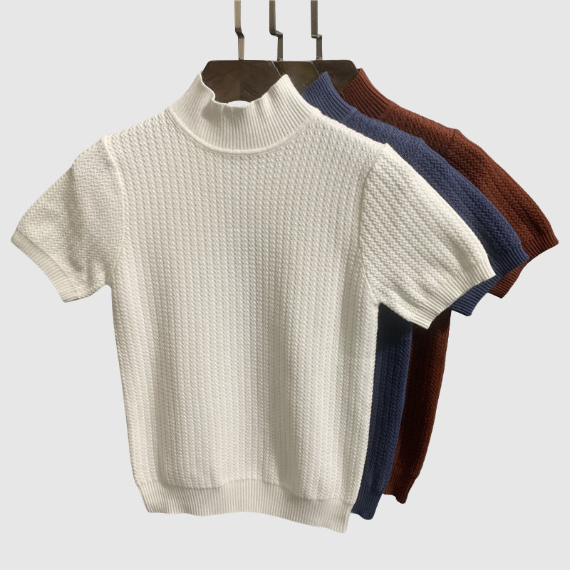 Frank Hardy Turtleneck Short-Sleeve Shirt