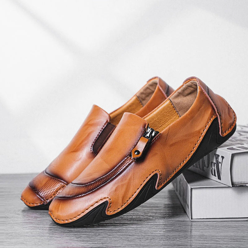 Grand Prix Genuine Leather Loafers