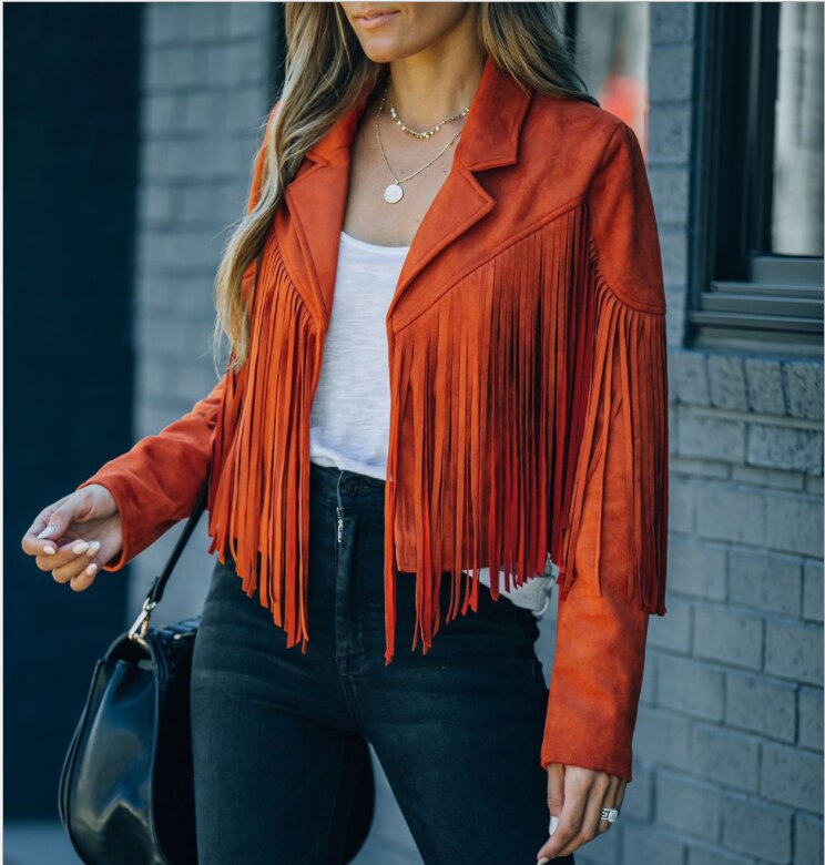 Brooke | Stylish Fringe Detailed Jacket