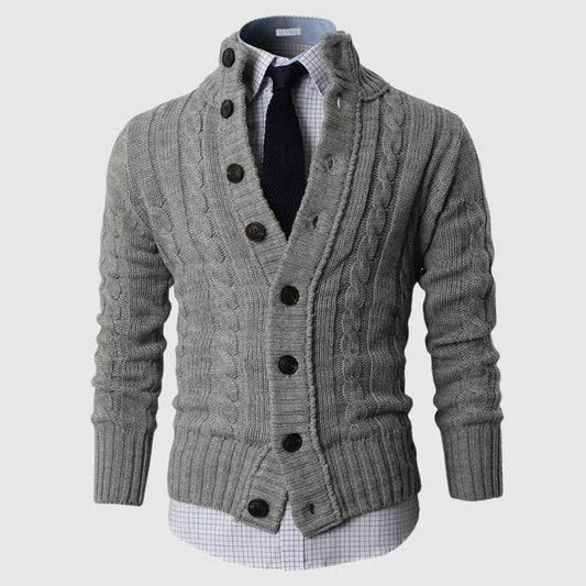 Henri L'Éclatant Executive Wool Cardigan