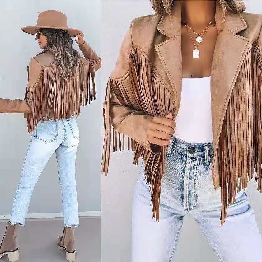 Brooke | Stylish Fringe Detailed Jacket