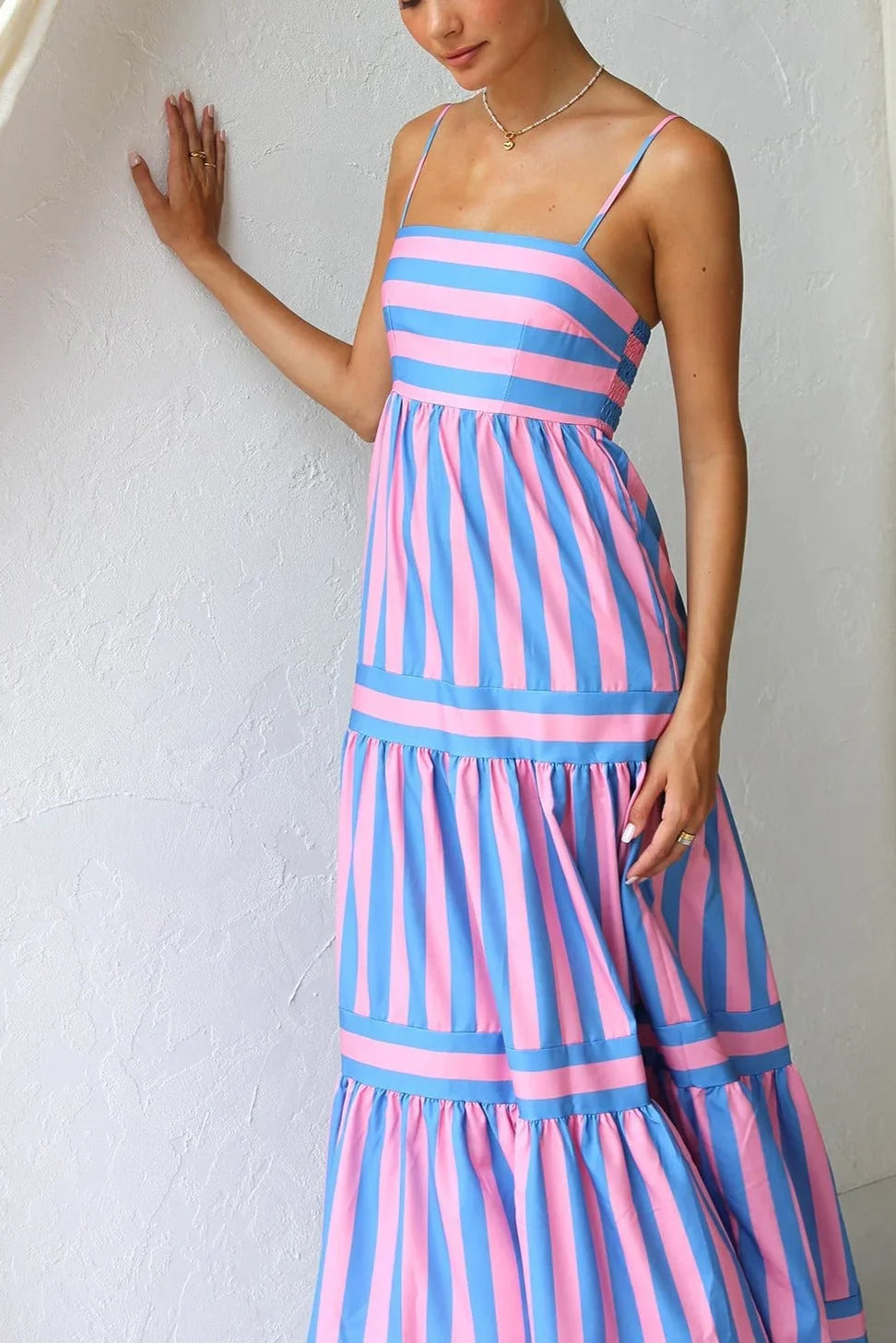 Laina Dress PINK/BLUE