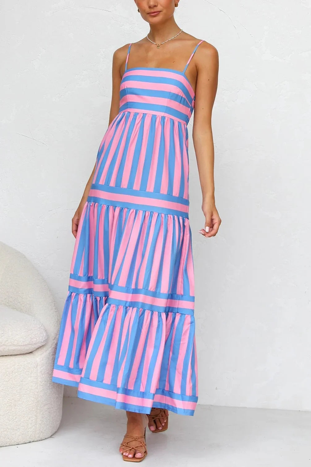 Laina Dress PINK/BLUE