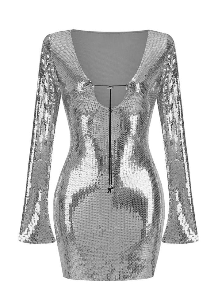 Kaia Dress - Silver