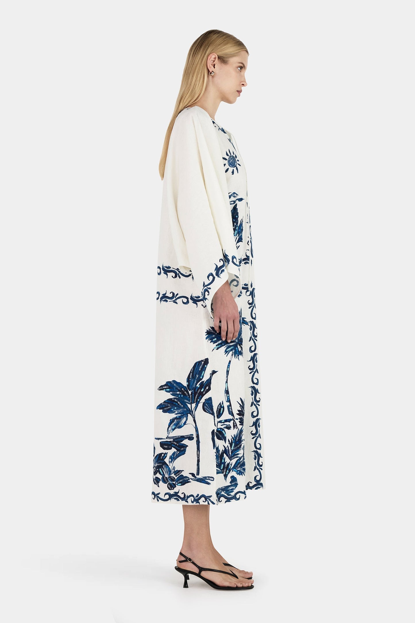 Lanikai Blue Hawaiian Maxi Dress