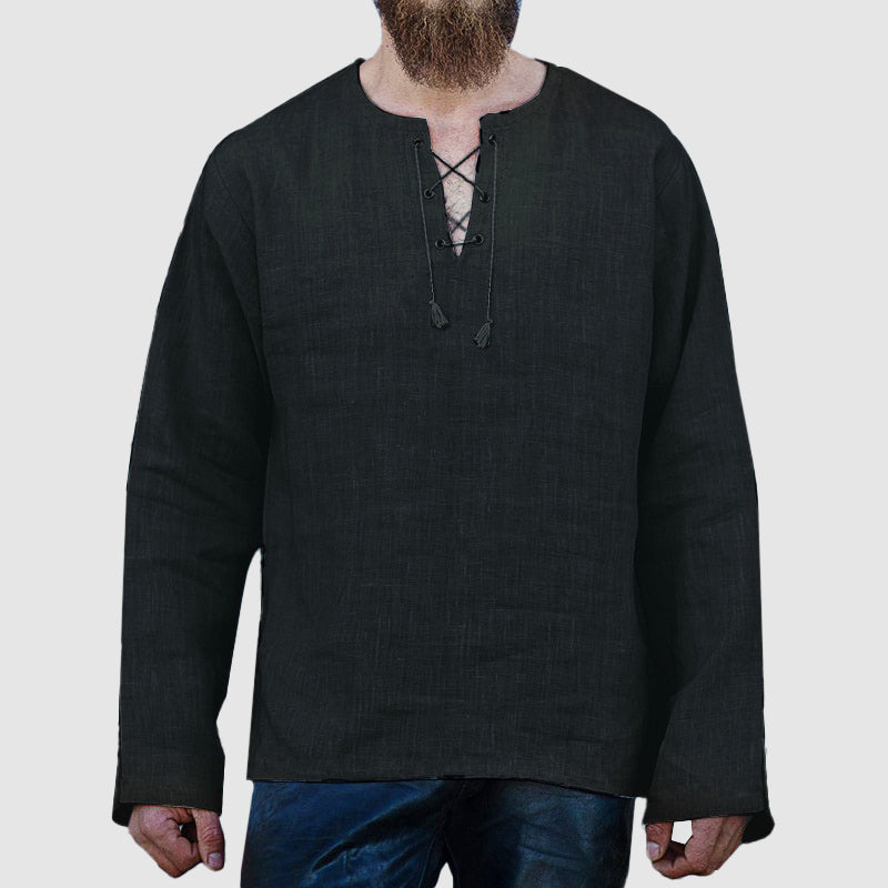 King Arthus Long Sleeve Linen Shirt