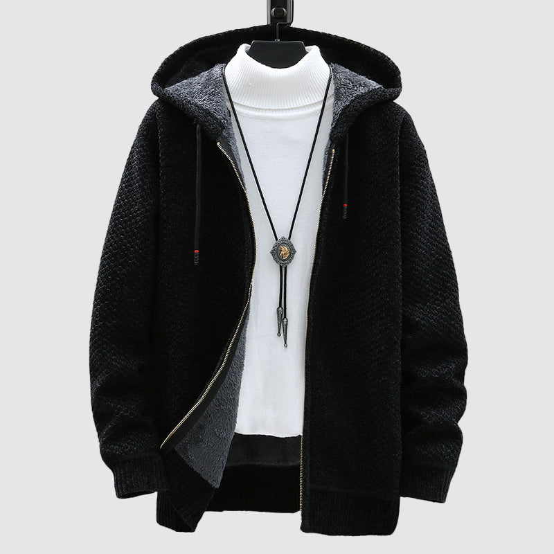 Leonardo Hooded Warm Cardigan