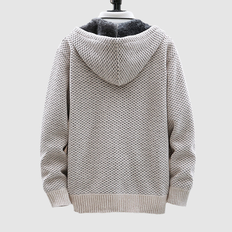 Leonardo Hooded Warm Cardigan