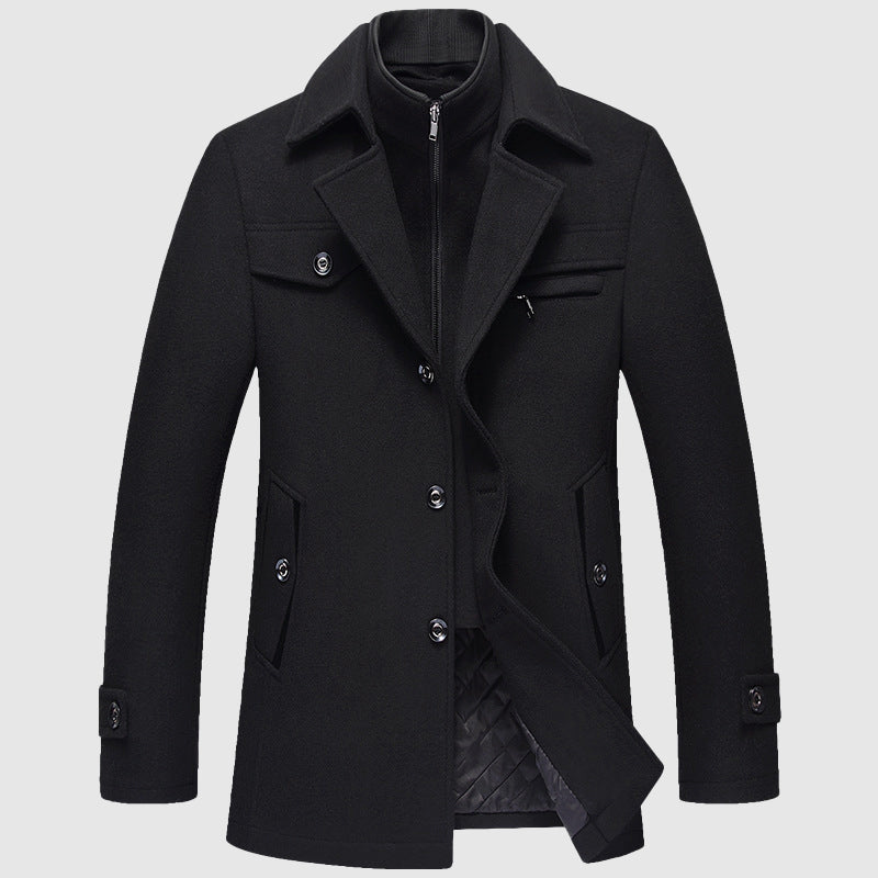 Louis Martin Milan Woolen Classic Coat