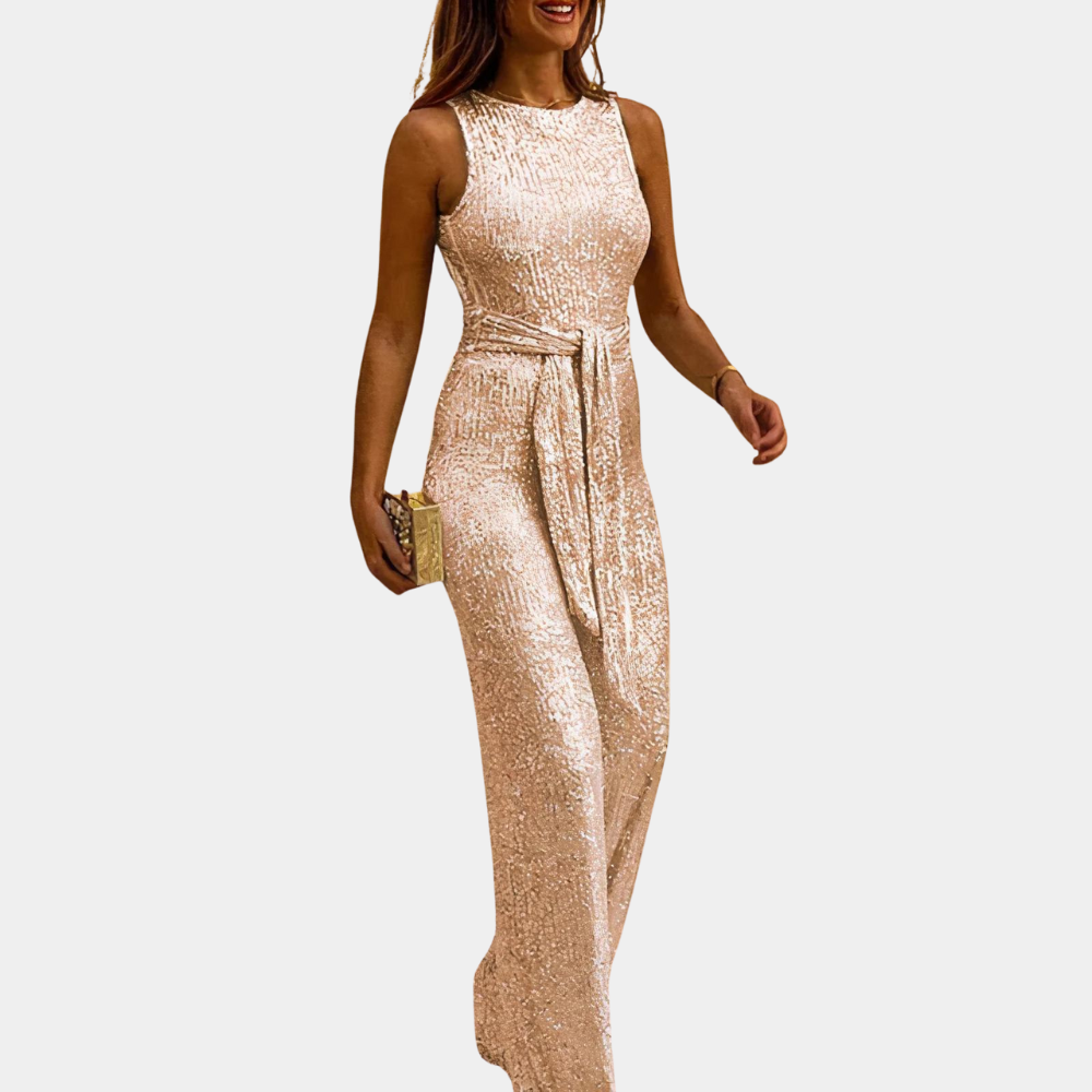 Sienna | Elegant Sleeveless Evening Jumpsuit