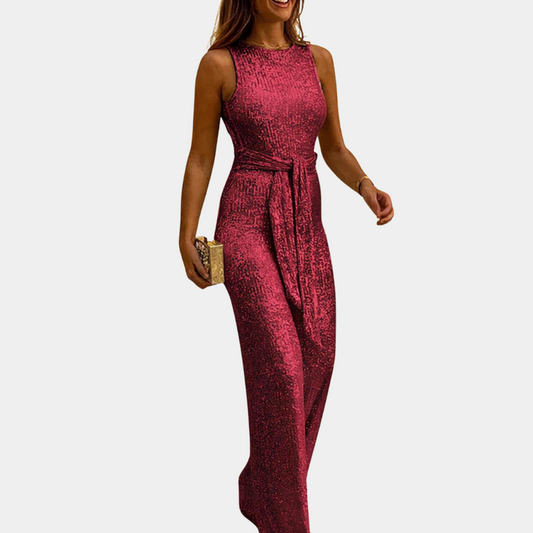 Sienna | Elegant Sleeveless Evening Jumpsuit