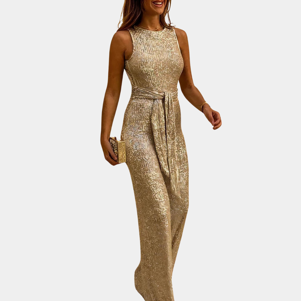 Sienna | Elegant Sleeveless Evening Jumpsuit