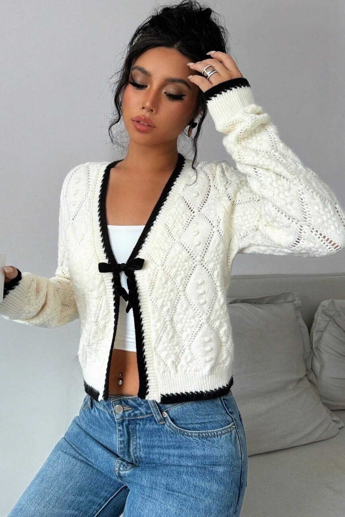 Sexy V-Neck Cardigan