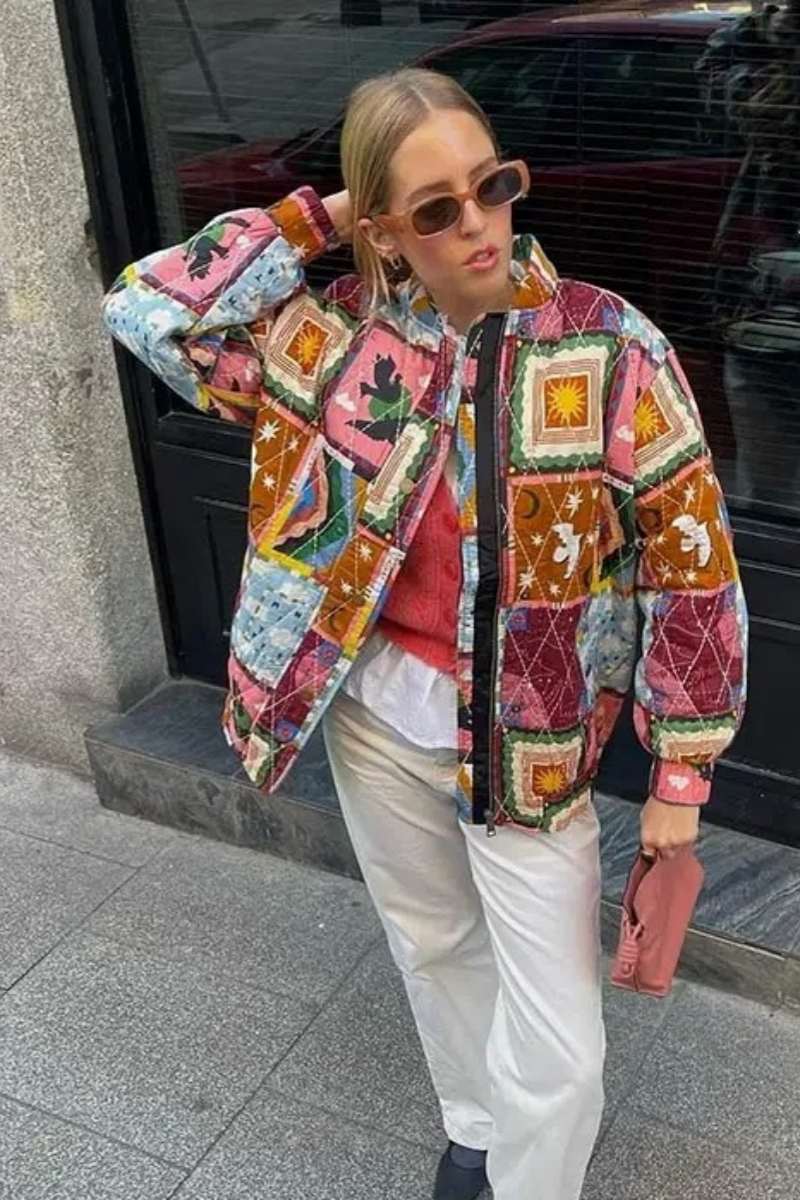 Vintage Print Jacket