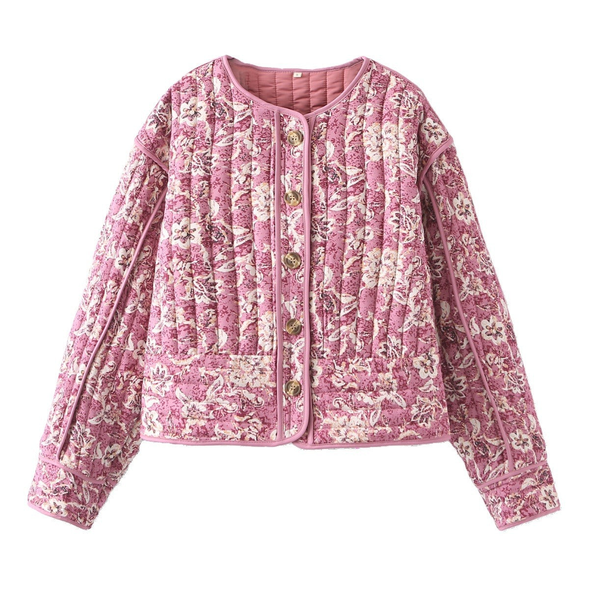 Vintage Floral Quilted Jacket